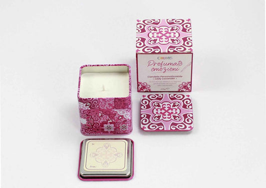 Le maioliche- Candela profumata personalizzabile