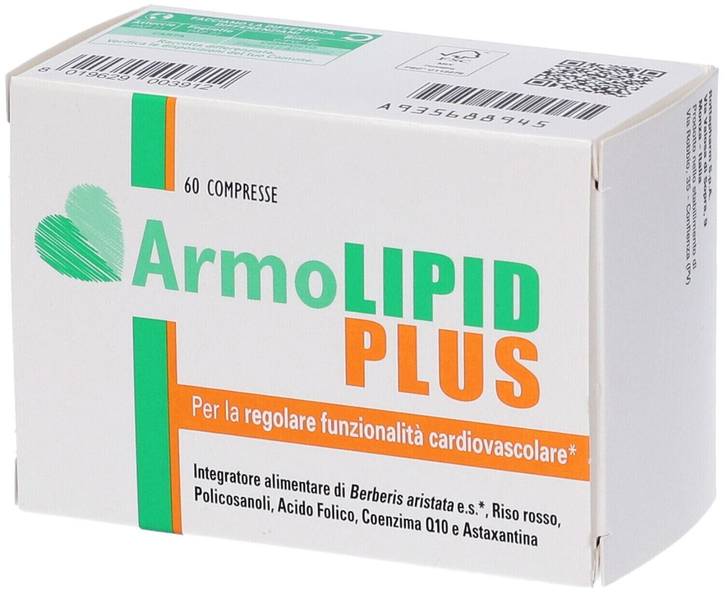Armolipid plus 60 compresse - Farmacia Maria Cristina