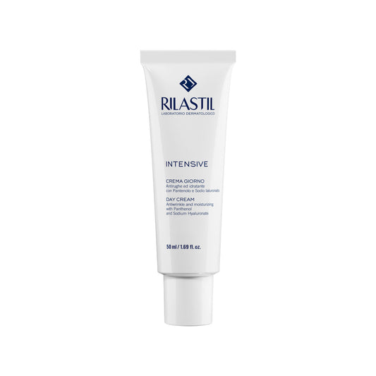 Rilastil Intensive Crema Giorno 50ml packaging frontale - Farmacia Maria Cristina Torino