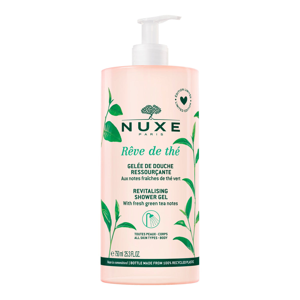 Nuxe Rêve de Thé Gel Doccia Rigenerante 750ml estratto tè verde - Farmacia Maria Cristina Torino