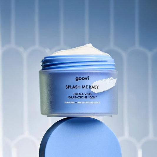 Goovi Crema Viso Idratante Splash Me Baby 50ml texture sorbetto naturale - Farmacia Maria Cristina Torino Crocetta