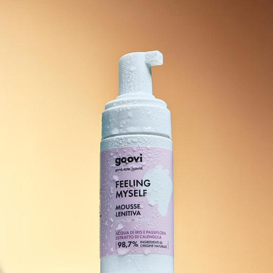 mousse lenitiva feeling myself Goovi Iris e passiflora - Farmacia Maria Cristina Torino Crocetta