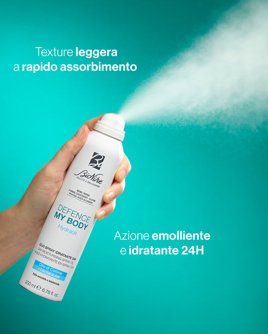 Bionike - DEFENCE MY BODY
Hydraoil Moisturising Spray Oil 24h
200 ml