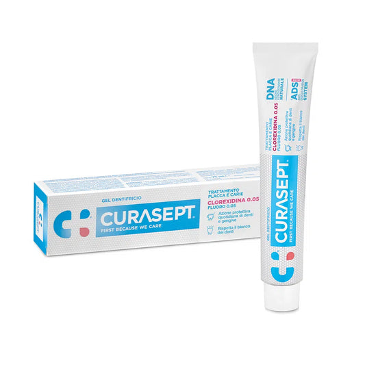 CURASEPT ADS | DNA GEL DENTIFRICIO TRATTAMENTO PLACCA E CARIE