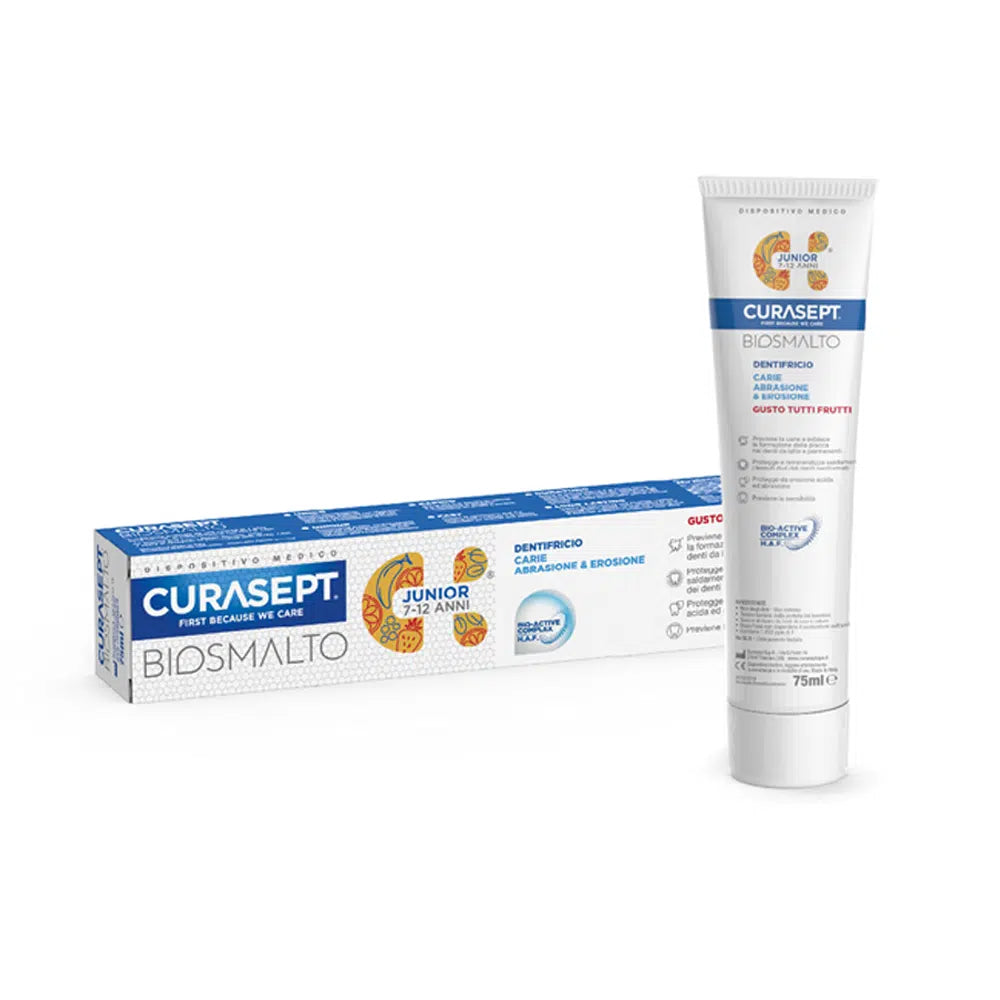 Dentifricio Curasept Biosmalto Junior - Farmacia Maria Cristina Torino Crocetta