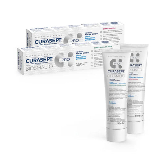 CURASEPT BIOSMALTO MOUSSE AZIONE D’URTO CARIE ABRASIONE & EROSIONE (TRATTAMENTO DOMICILIARE)
