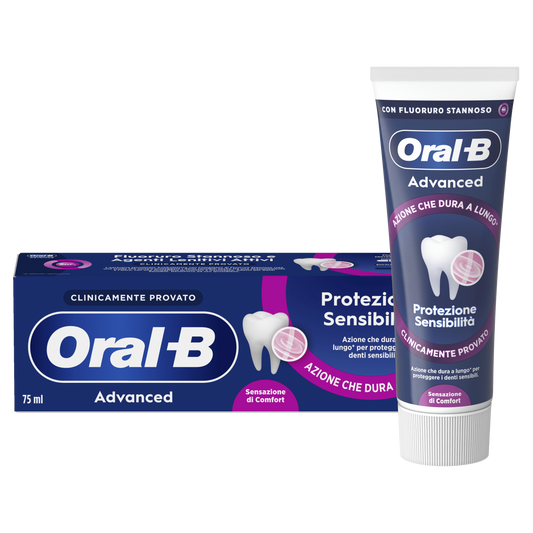 Dentifricio Oral-B Advanced sensibilità - Farmacia Maria Cristina Torino Crocetta