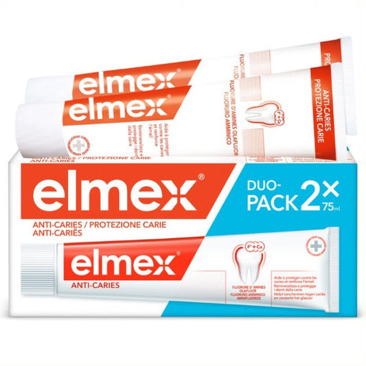 ELMEX® PROTEZIONE CARIE DUO-PACK - DENTIFRICIO CON FLUORURO AMMINICO