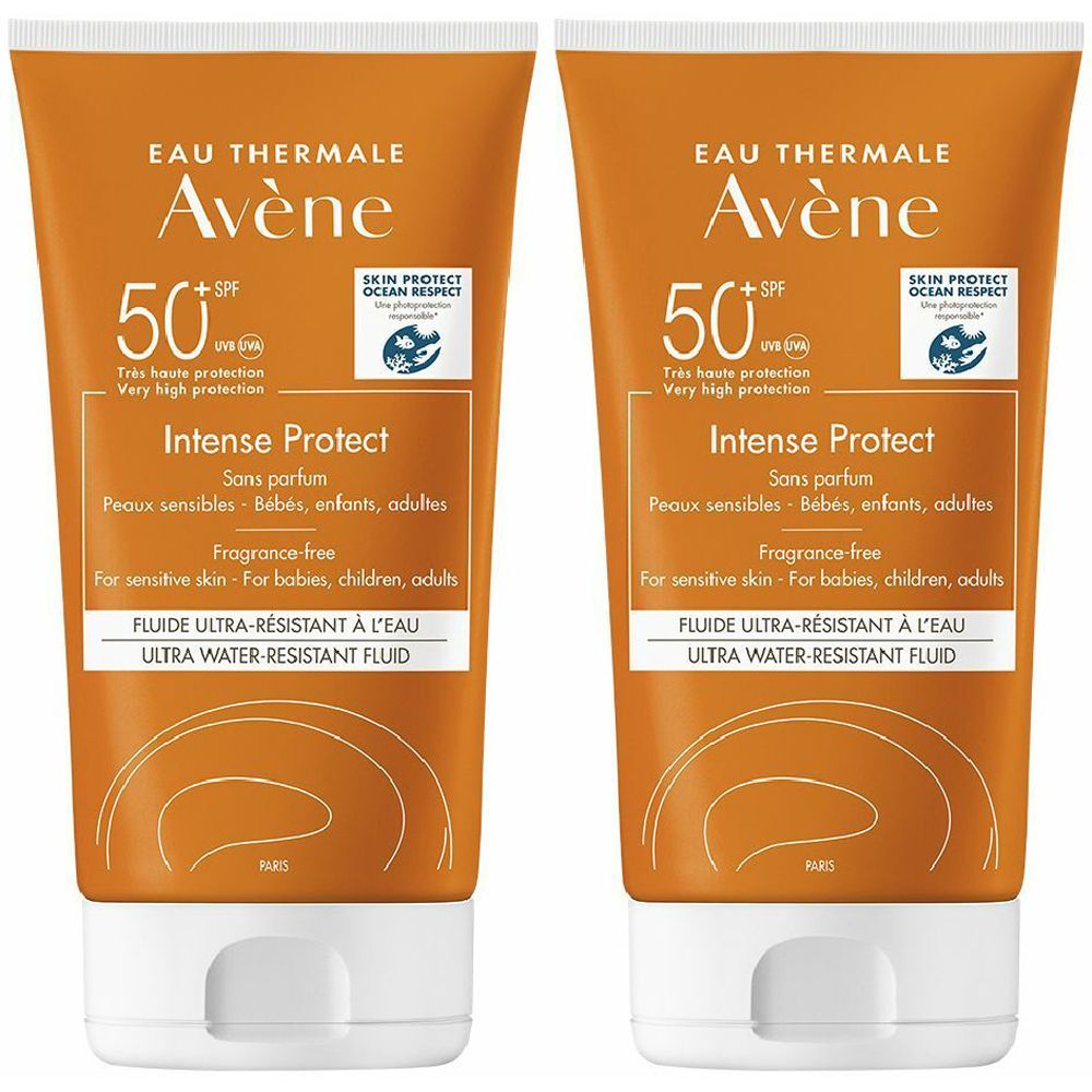 Avène Fluido Ultra Resistente all’Acqua SPF 50+ Intense Protect – Offerta Speciale x2