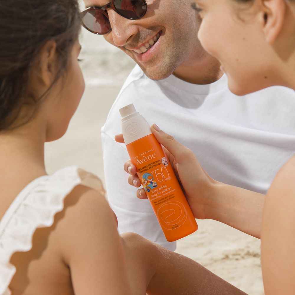Avène Spray Bambino SPF 50+ 2 x 200 ml – Offerta Speciale | Protezione Molto Alta per Pelle Sensibile