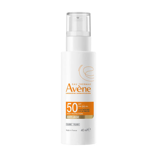 Eau Thermale Avène FLUIDO ANTI-ETÀ Protezione alta SPF 50 triasorb +H.A.