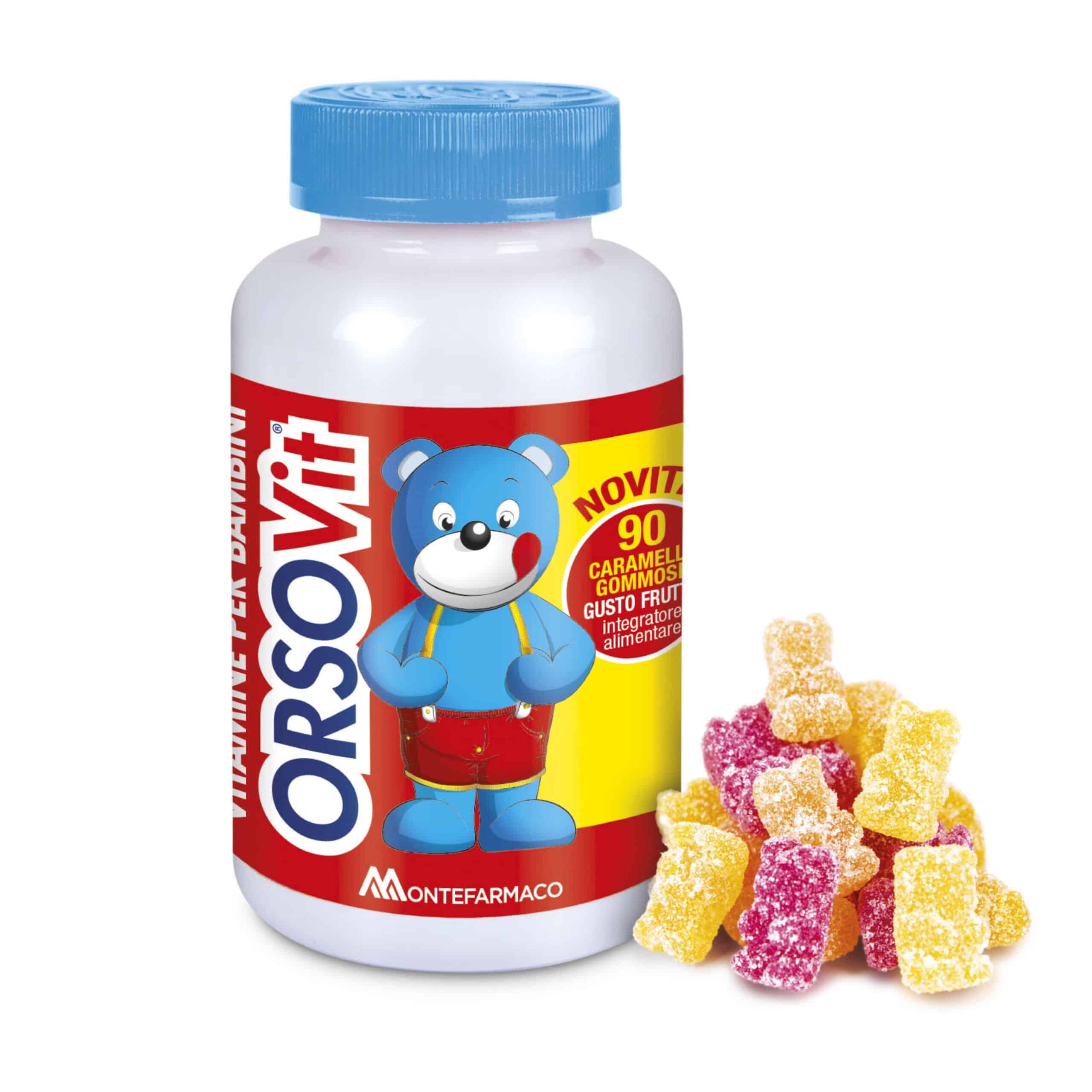 Orsovit® Vitamine per bambini Pack con 90 caramelle - Farmacia Maria Cristina