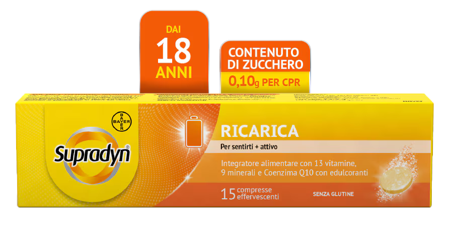 Supradyn® Ricarica: integratore effervescente multivitaminico - Farmacia Maria Cristina