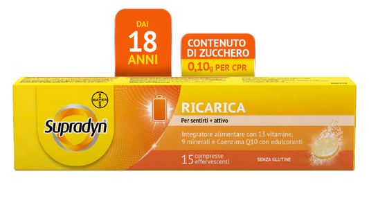 Supradyn® Ricarica: integratore effervescente multivitaminico - Farmacia Maria Cristina