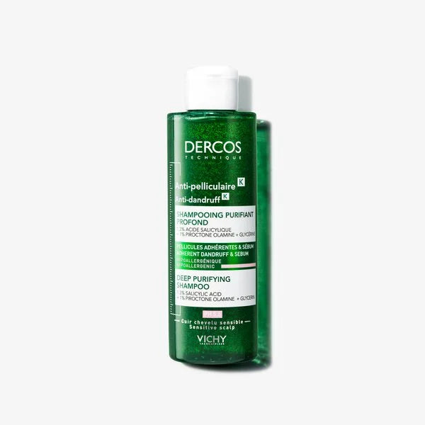 DERCOS ANTI-FORFORA K - SHAMPOO PURIFICANTE INTENSO - FORFORA ADERENTE E SEBO