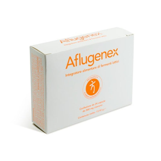 Aflugenex – Integratore di Fermenti Lattici Vivi | 24 Capsule - Farmacia Maria Cristina