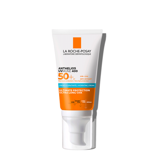 La Roche-Posay Anthelios UVMune 400 Crema Idratante protezione estrema da UVA Ultra Lunghi AP SPF50+ con profumo 50 ml