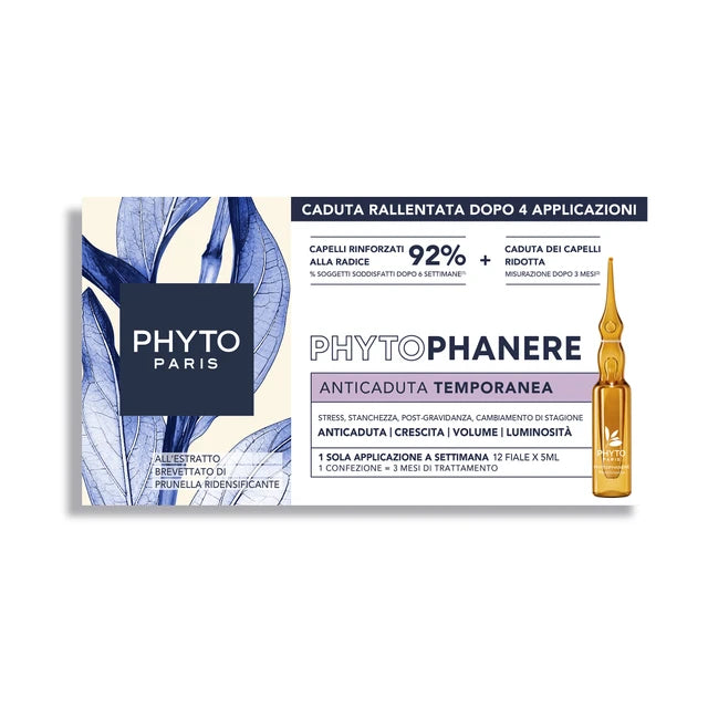 Phytophanere  Fiale Caduta Temporanea 1 confezione = 3 mesi di trattamento Phyto