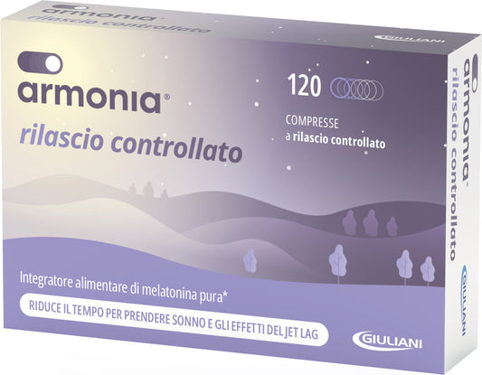 Armonia 120 compresse a rilascio controllato - integratore di melatonina - Farmacia Maria Cristina