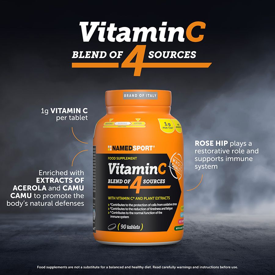 VITAMIN C BLEND OF 4 SOURCES - 90cpr