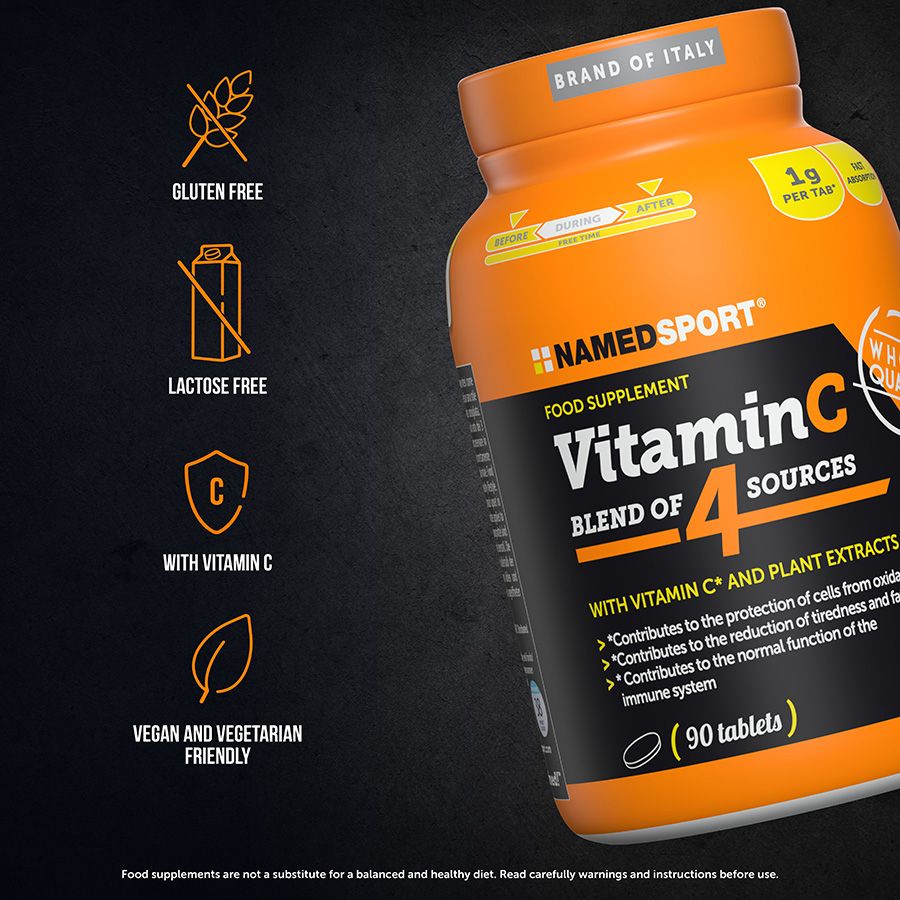 VITAMIN C BLEND OF 4 SOURCES - 90cpr