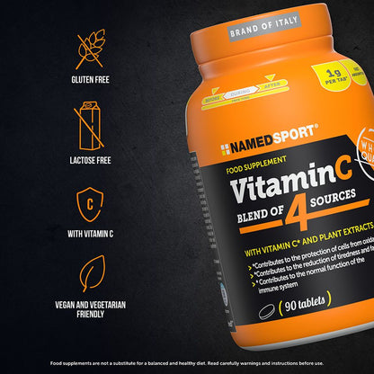 VITAMIN C BLEND OF 4 SOURCES - 90cpr