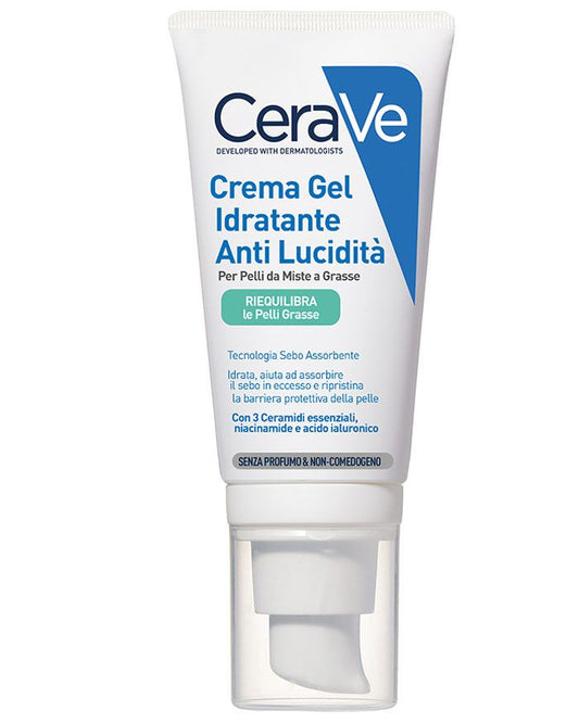 Crema gel idratante anti-lucidità