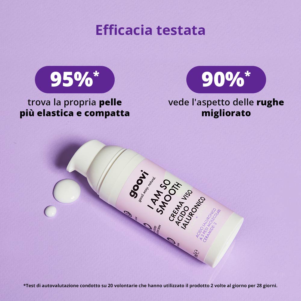 Crema viso acido ialuronico I am so smooth