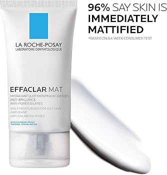 La Roche-Posay Effaclar Mat – Idratante Sebo-Regolatore Anti-Lucidità e Anti-Pori Dilatati
