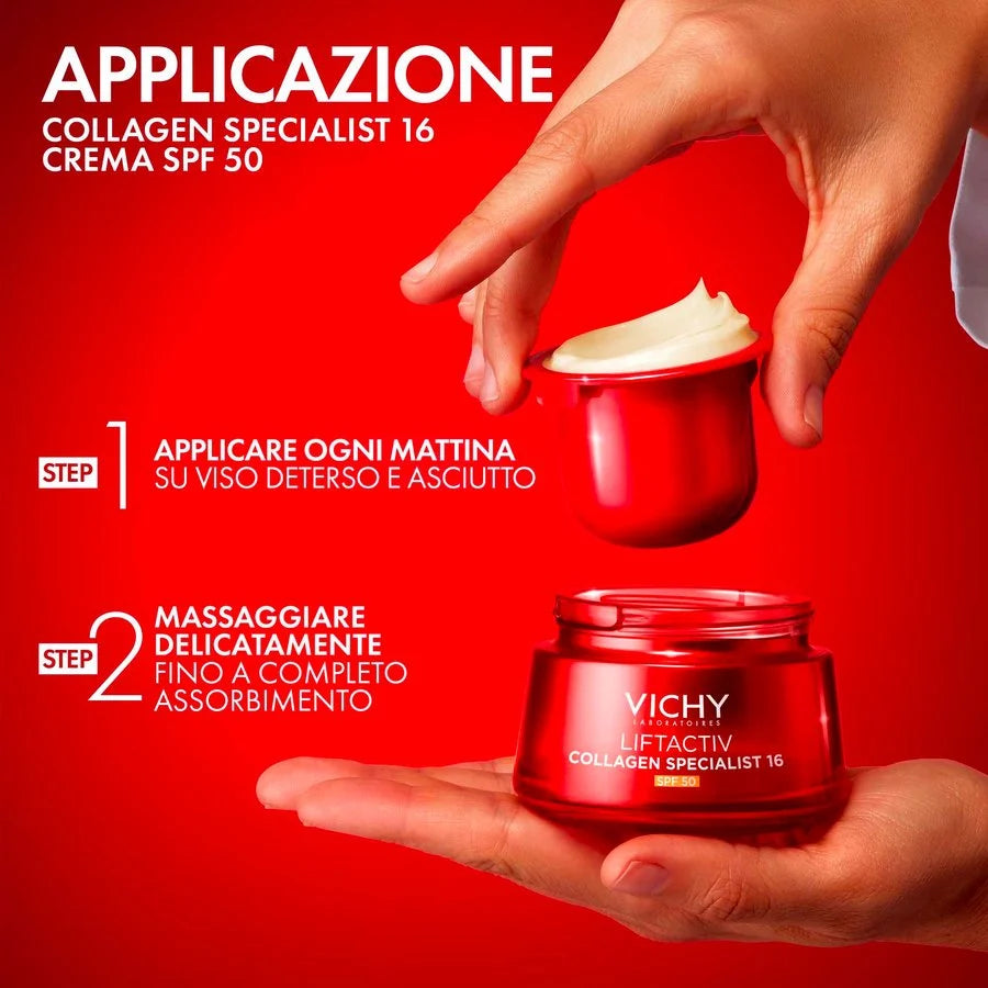 Vichy Liftactiv Collagen Specialist 16 Crema SPF50 Ricaricabile 50 ml - Farmacia Maria Cristina
