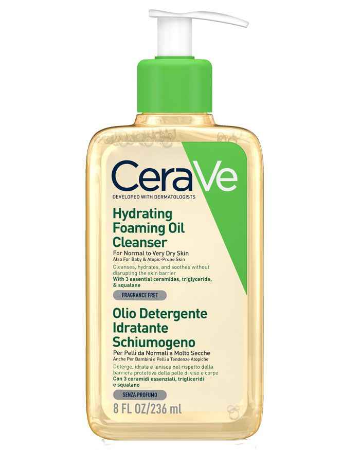 Olio Detergente Idratante per pelli da normali a secche