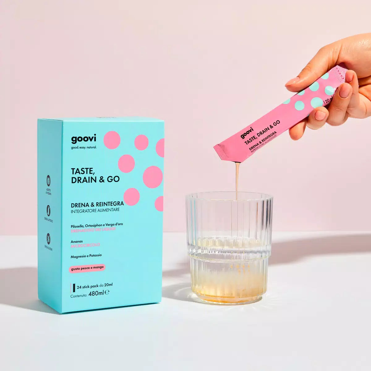 Goovi - Taste, drain & go: Il tuo alleato per un sapore unico - Farmacia Maria Cristina