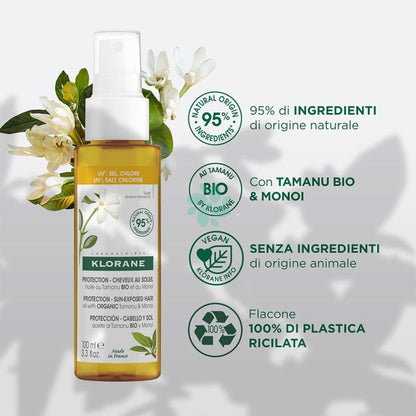 Klorane Monoï e Tamanu BIO Olio al Tamanu BIO e Monoï - Farmacia Maria Cristina