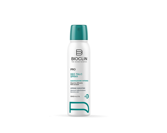 Bioclin deo  Sudorazione intensa DEO PRO TALC SPRAY - Farmacia Maria Cristina