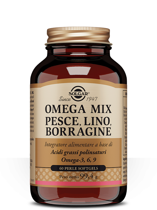 Solgar - Omega Mix Pesce, Lino, Borragine