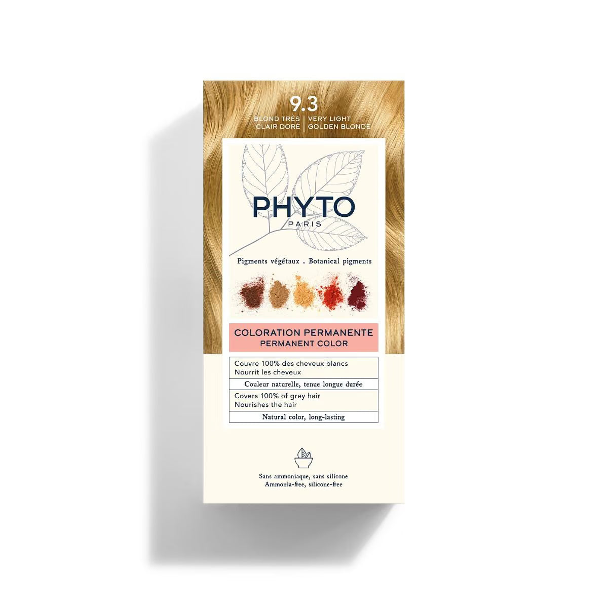 Phyto Hair Color 9.3 Biondo Chiarissimo Dorato Kit