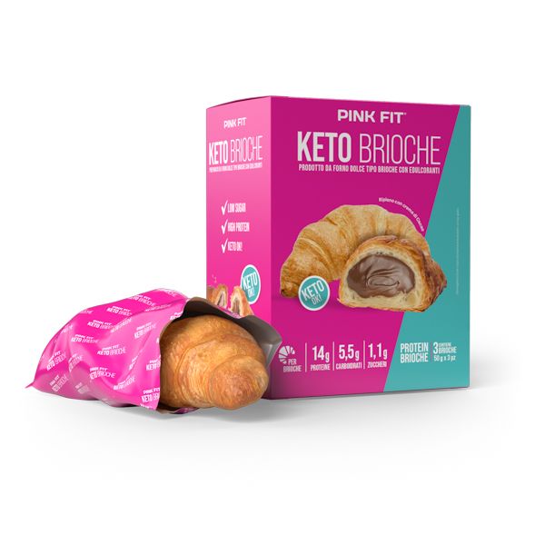 KETO BRIOCHE CON CREMA DI CACAO