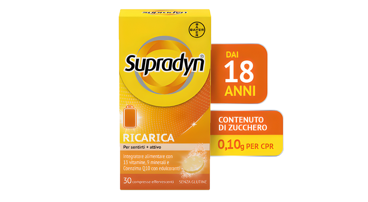 Supradyn® Ricarica: integratore effervescente multivitaminico - Farmacia Maria Cristina